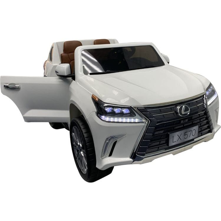 Best Ride on Cars - Lexus LX-570 Ride-On Car - White - Outdoor
