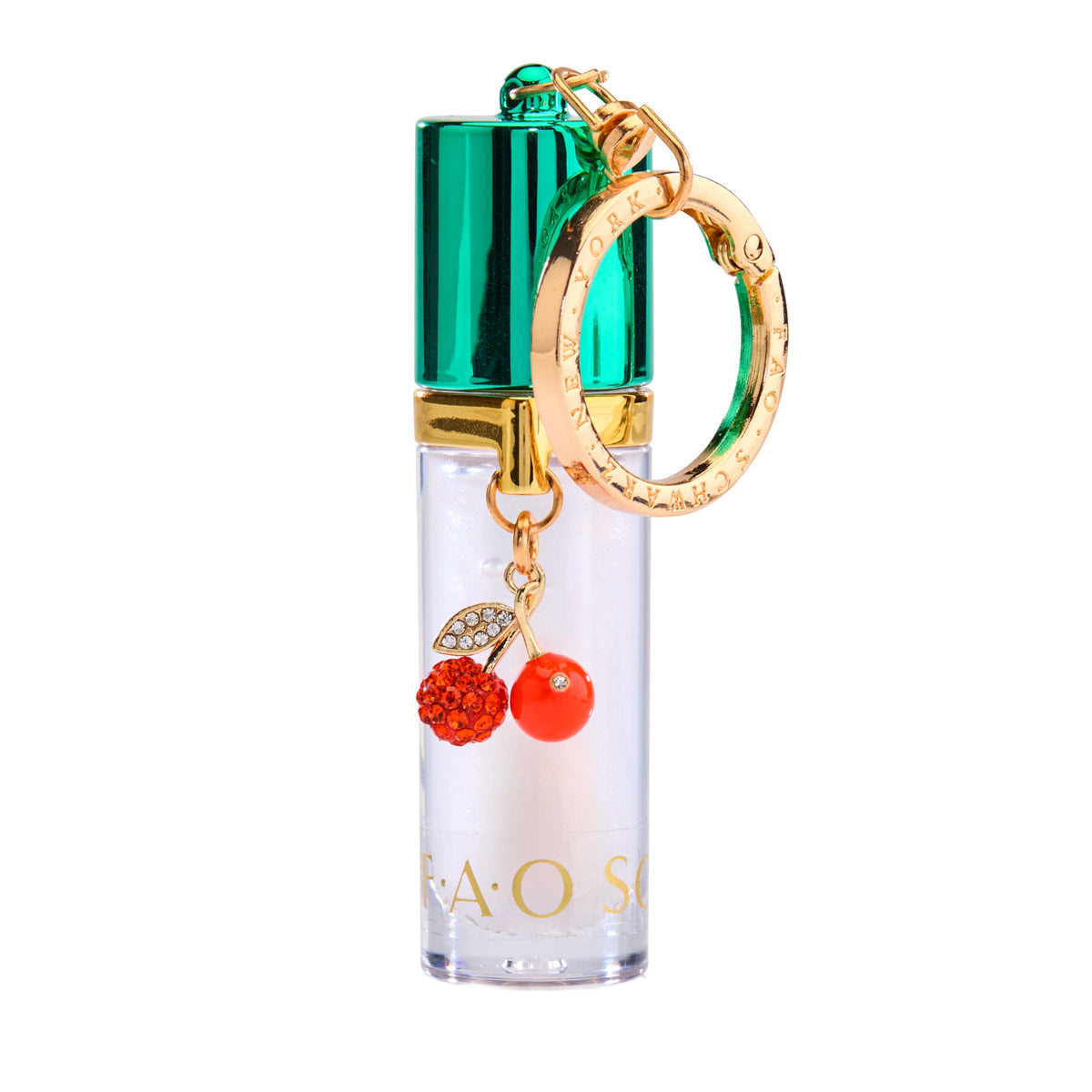FAO Schwarz - Lip Gloss Keychain – Glitter Glaze - Fashion Activity and Roleplay