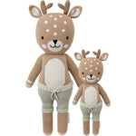 Cuddle And Kind - Little 13" Elliott the Fawn Hand-Knit Doll - Plush