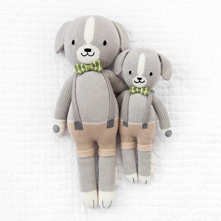 Cuddle And Kind - Little 13" Noah the Dog Hand-Knit Doll - Plush
