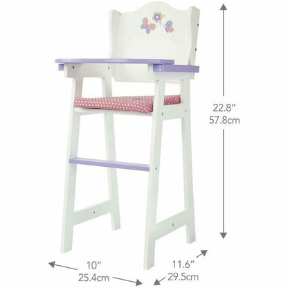 Teamson Kids - Little Princess Baby Doll High Chair - Dolls