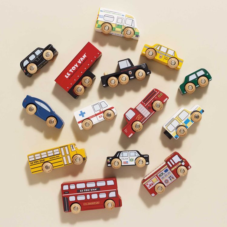 Le Toy Van - London Toy Car Set - 7 Pieces - Preschool