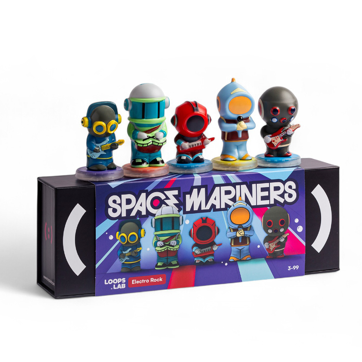 Loops Lab® - Loops Lab Space Mariners: 5 Figurines Galactic Rock Band - Electronics