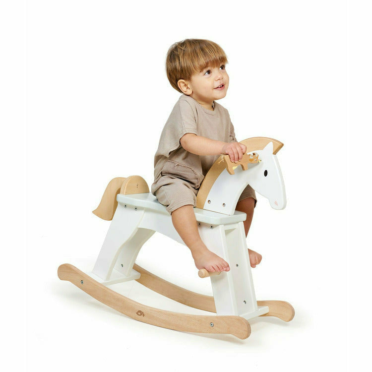 Tender Leaf Toys - Lucky Wooden Rocking Horse - Preschool