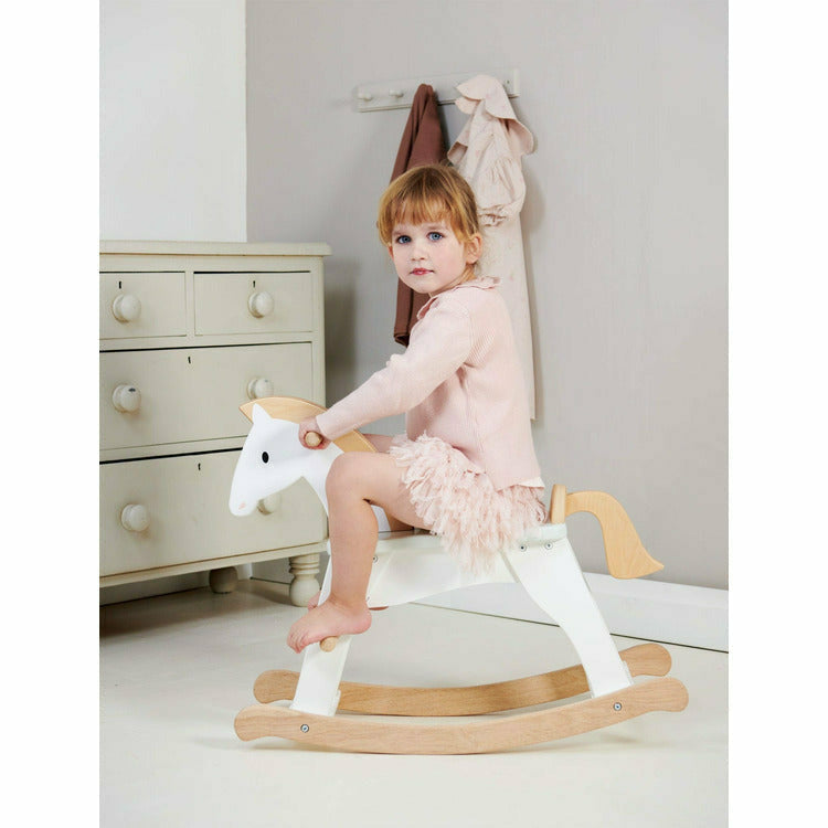 Tender Leaf Toys - Lucky Wooden Rocking Horse - Preschool