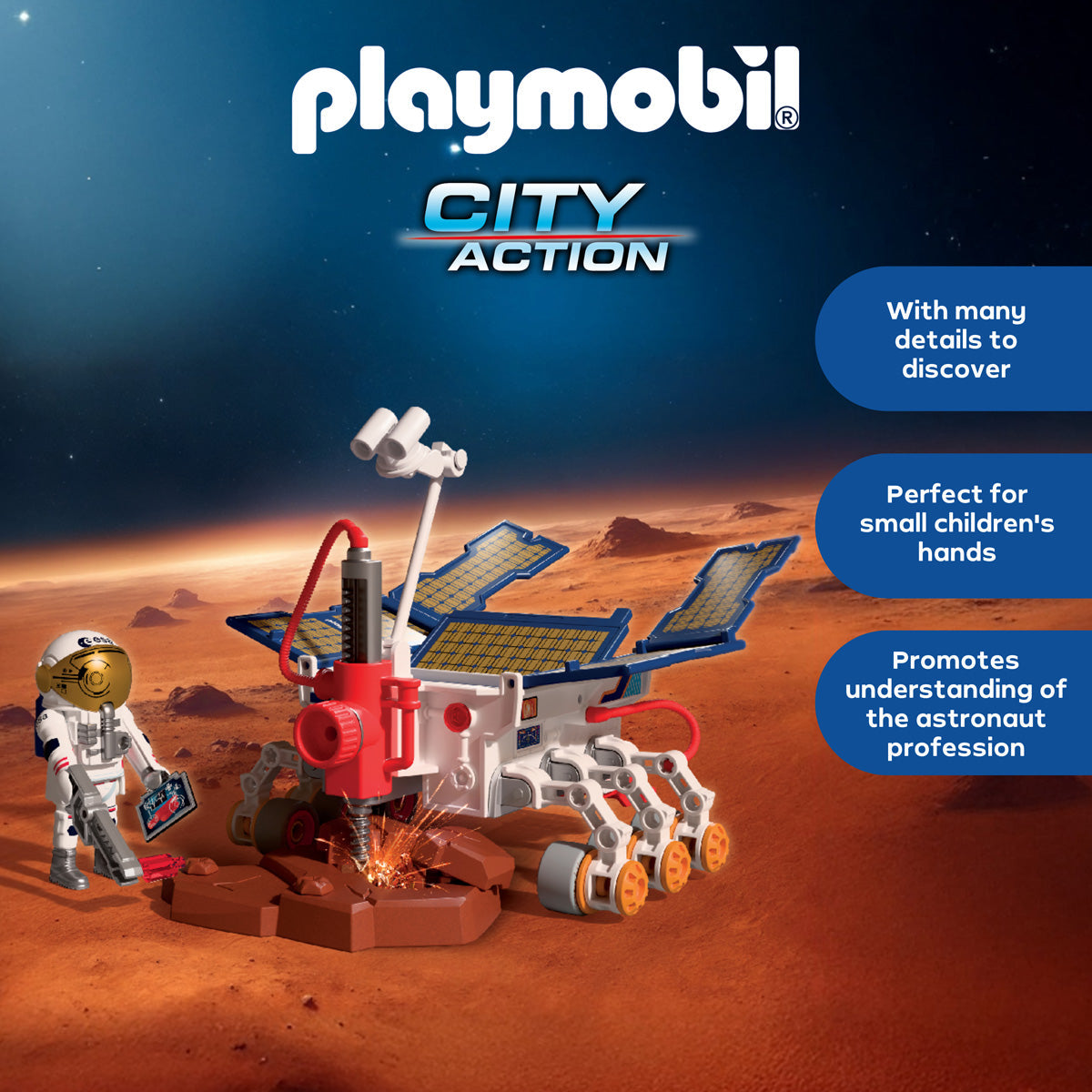 Playmobil - Mars Exploration Rover Playset - Preschool
