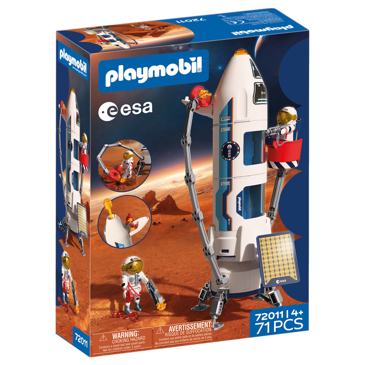 Playmobil - Mars Research Rocket Playset - Preschool