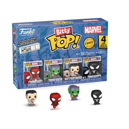 Funko - Marvel Bitty Pop! Spider-Man 4-Pack Series 1 - World of Funko