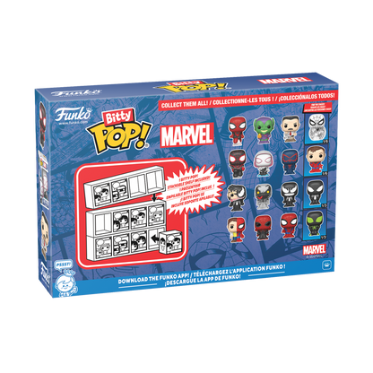 Funko - Marvel Bitty Pop! Spider-Man 4-Pack Series 4 - World of Funko