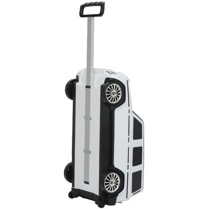 Best Ride on Cars - Mercedes G Class Suitcase - White - Outdoor