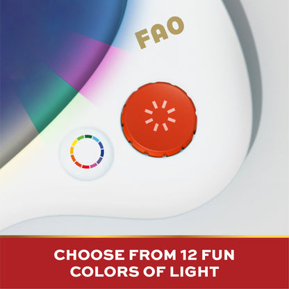 FAO Schwarz - Mess-Free Glow Palette Musical LED Art Pad - Creativity