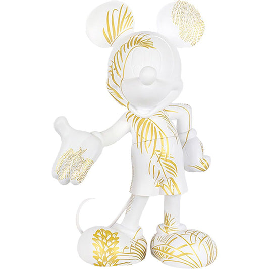Leblon Delienne - Mickey Mouse 12" Star Style Martyn Lawrence Bullard Figurine - White & Gold - Collectibles