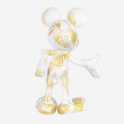 Leblon Delienne - Mickey Mouse 12" Star Style Martyn Lawrence Bullard Figurine - White & Gold - Collectibles