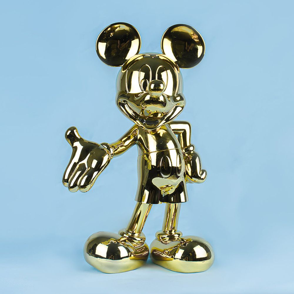 Leblon Delienne - Mickey Mouse 12" Welcome Studio Figurine - Gold - Collectibles