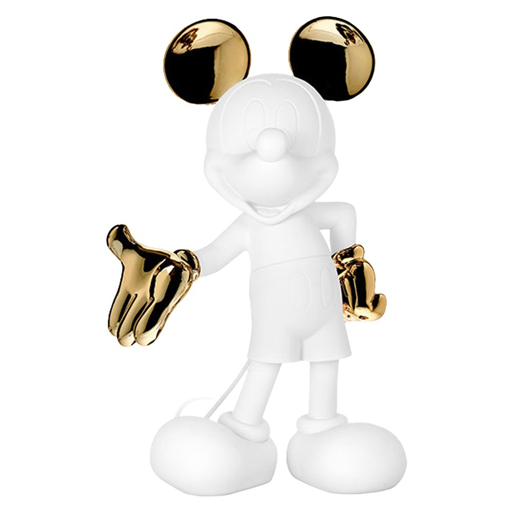 Leblon Delienne - Mickey Mouse 12" Welcome Studio Figurine - White & Gold - Collectibles
