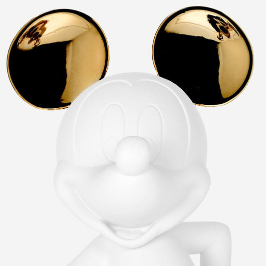 Leblon Delienne - Mickey Mouse 12" Welcome Studio Figurine - White & Gold - Collectibles
