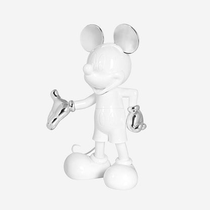 Leblon Delienne - Mickey Mouse 12" Welcome Studio Figurine - White & Silver - Collectibles