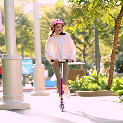 Micro Kickboard - Micro Sprite LED Scooter - Purple Stripe - Outdoor