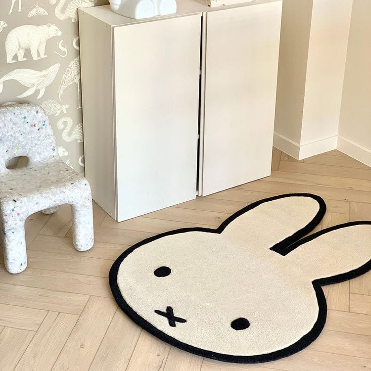 Maison Deux - Miffy Rug - Cream - Room Decor