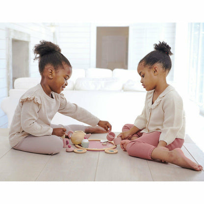 Tender Leaf Toys - Mini Chef Wooden Birdie Tea Set - Preschool