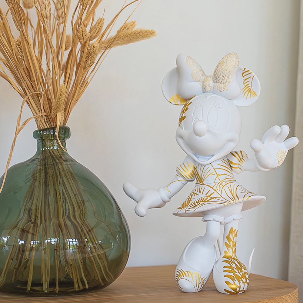Leblon Delienne - Minnie Mouse 12" Star Style Martyn Lawrence Bullard Figurine - White & Gold - Collectibles