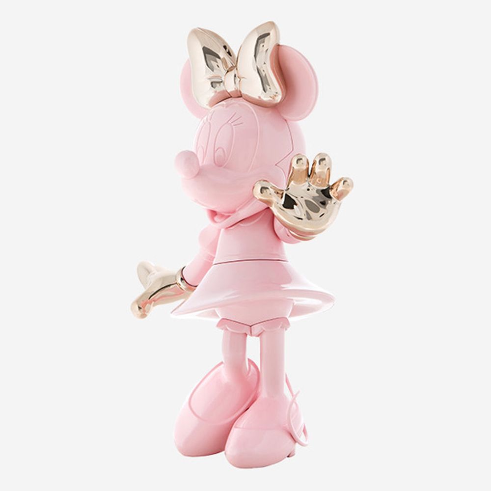 Leblon Delienne - Minnie Mouse 12" Welcome Studio Figurine - Pastel Pink & Rose Gold - Collectibles