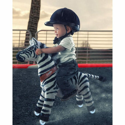PonyCycle, Inc. - Model U Ride-On Zebra - 3-4 Years - Plush