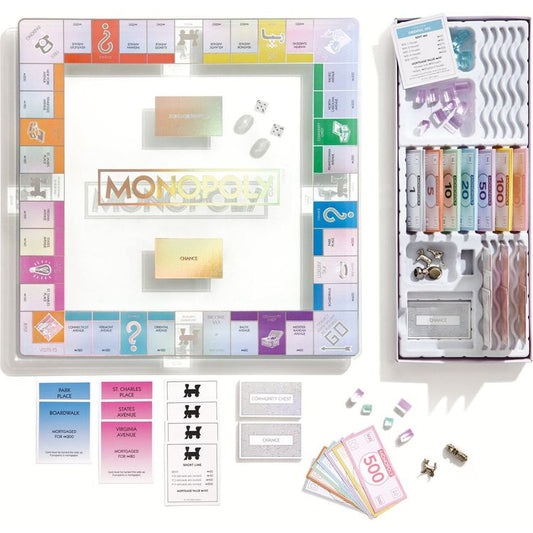WS Game Company - Monopoly Aura Glass Edition - Games