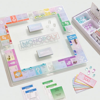 WS Game Company - Monopoly Aura Glass Edition - Games