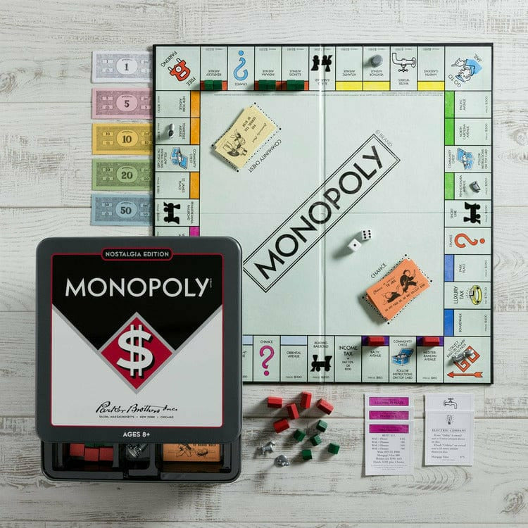 WS Game Company - Monopoly Nostalgia Tin - Games