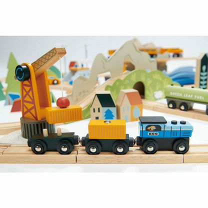 Tender Leaf Toys - Mountain View Train Set - Preschool