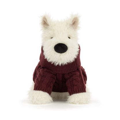 Jellycat, Inc. - Munro Scottie Dog Plush 'Winter Jumper' - Plush