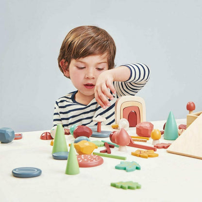Tender Leaf Toys - My Forest Floor Wooden Activity Box - Preschool