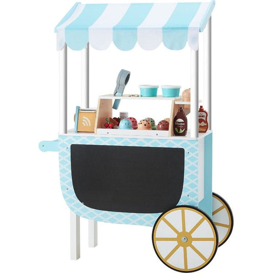 Teamson Kids - My Little Helper Ice Cream Cart & Accessories - Preschool