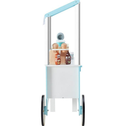 Teamson Kids - My Little Helper Ice Cream Cart & Accessories - Preschool