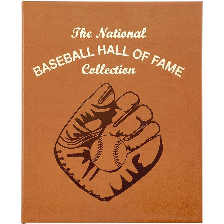 Graphic Image - National Baseball Hall of Fame Book Leather Edition - Books