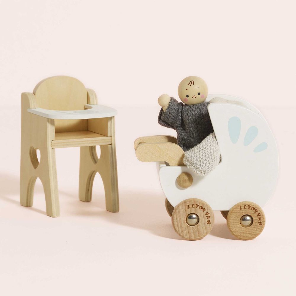 Le Toy Van - Nursery Dollhouse Furniture Set - Dolls