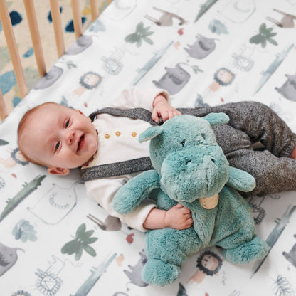 Gund - Oh So Snuggly Hippo Plush - 12.5" - Plush