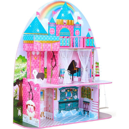 Teamson Kids - Olivia's Little World Princess Castle Dollhouse for 12" Dolls - Dolls