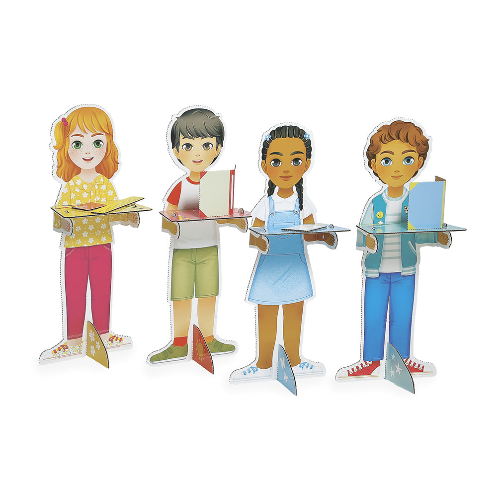 Janod - One Day at School Playset - Preschool