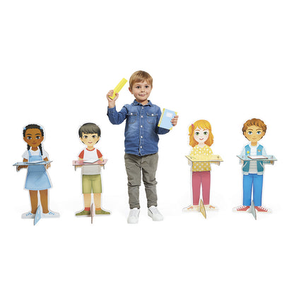 Janod - One Day at School Playset - Preschool