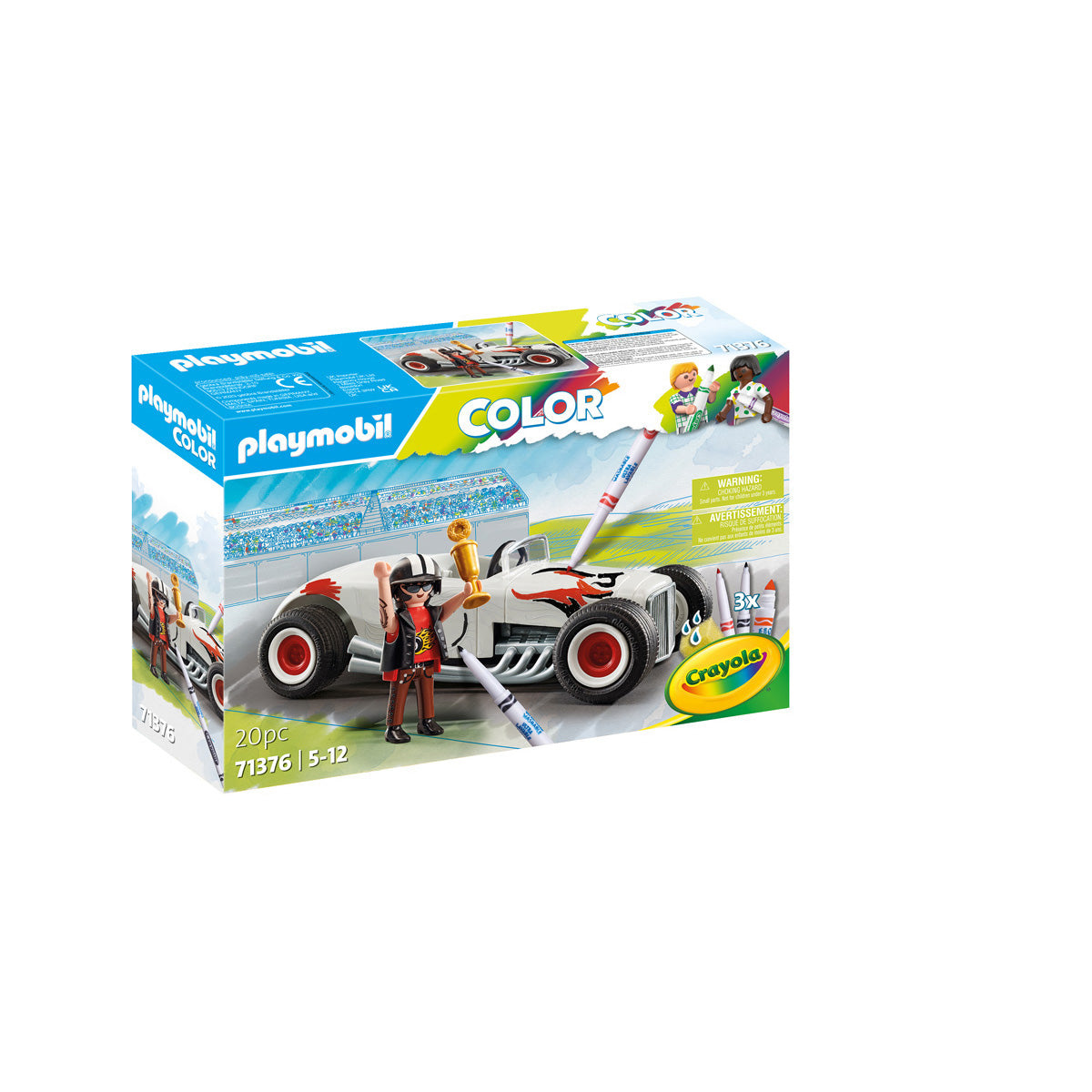 Playmobil - PLAYMOBIL Color: Hot Rod Playset - Preschool
