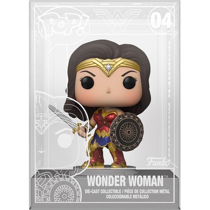 Funko - POP Heroes: Wonder Woman Figure with Shield - Diecast - World of Funko