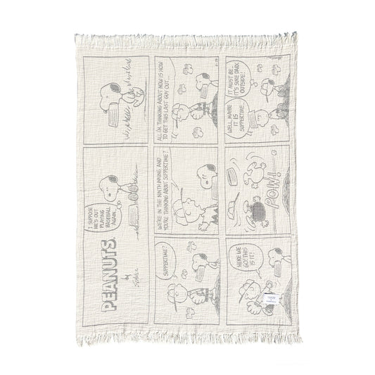 Maison Deux - Peanuts Blanket Comic Baseball - Room Decor