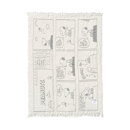 Maison Deux - Peanuts Blanket Comic Flightschool - Room Decor