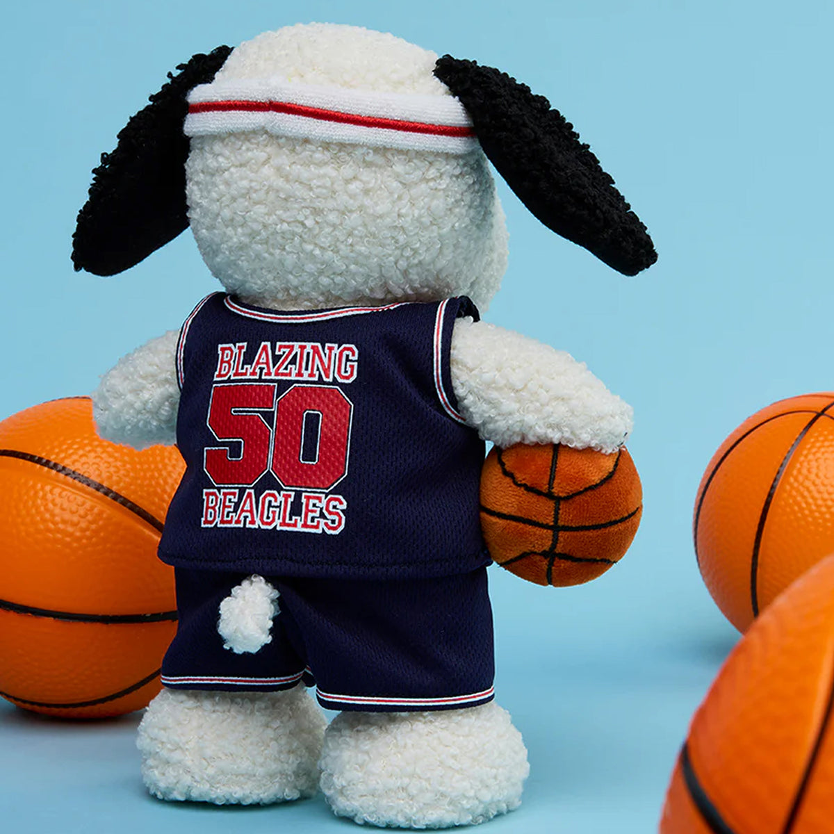 Bon Ton Toys - Peanuts Snoopy Basketball Plush - 9" - Plush