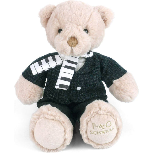 FAO Schwarz - Piano Teddy Bear - Boy - Plush