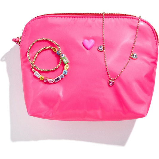 Minibar by BaubleBar - Pink Pouch with Jewelry Set - Trend Accessories