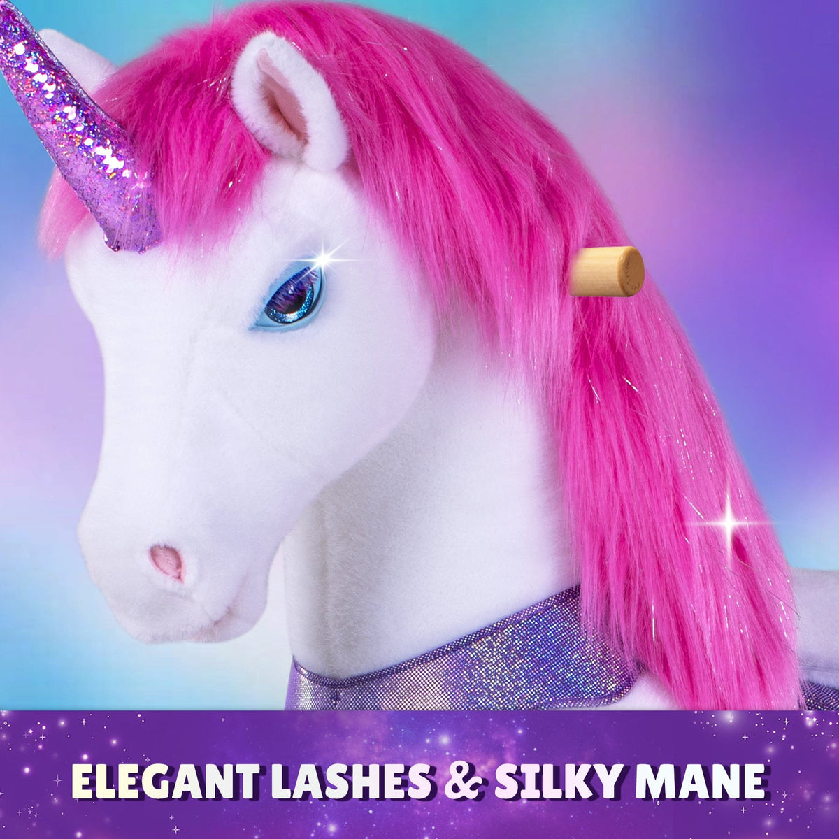 PonyCycle, Inc. - Pink Unicorn Model Y Ride on Toy - 4-7 Years - Outdoor