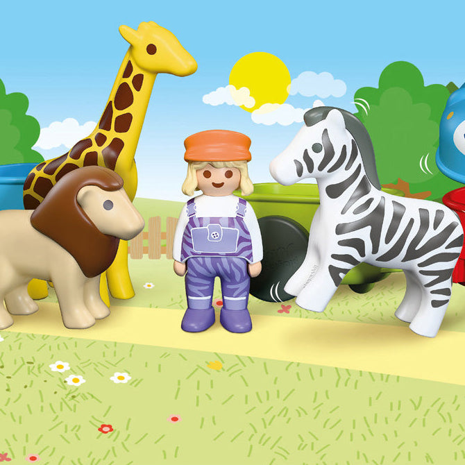 Playmobil - Playmobil Junior: Animal Train - Preschool